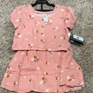 Floral Pink Baby Dress